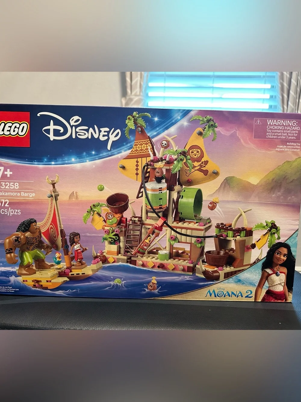Disney Moana Adventure Raft Playset - Green, Yellow, Brown, Pink